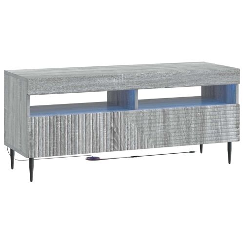 LED TV kabinet HAARLEM 100 x 35 x 43 cm Siva Sonoma - Siva Sonoma Cijena