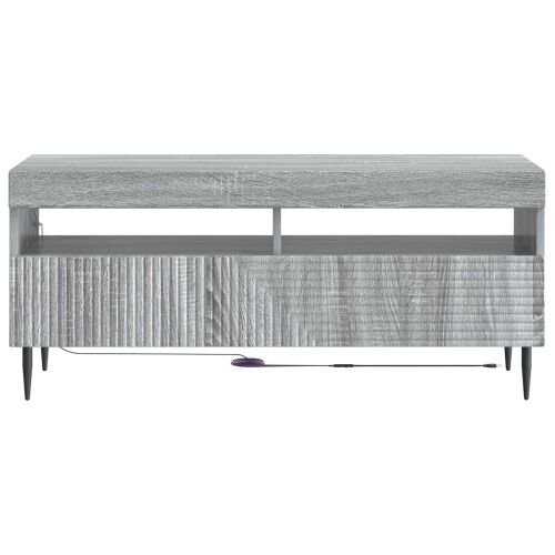 LED TV kabinet HAARLEM 100 x 35 x 43 cm Siva Sonoma - Siva Sonoma Cijena