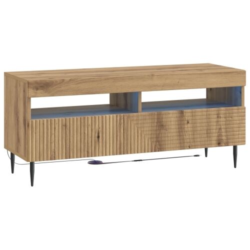 LED TV kabinet HAARLEM 100 x 35 x 43 cm Hrast artisan - Hrast artisan Cijena
