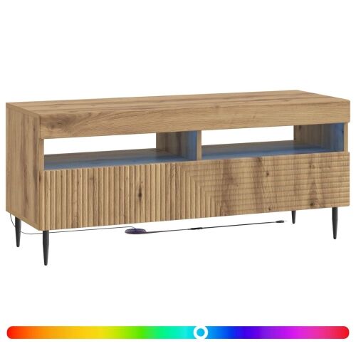 LED TV kabinet HAARLEM 100 x 35 x 43 cm Hrast artisan - Hrast artisan Cijena