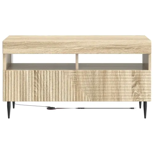 LED TV kabinet HAARLEM 81 x 35 x 43 cm Hrast sonoma - Hrast sonoma Cijena