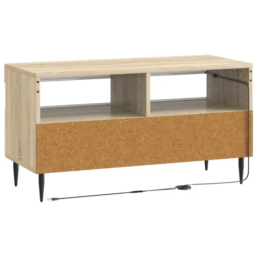 LED TV kabinet HAARLEM 81 x 35 x 43 cm Hrast sonoma - Hrast sonoma Cijena