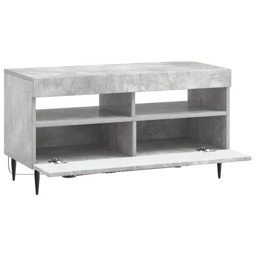 LED TV kabinet HAARLEM 81 x 35 x 43 cm Betonska siva - Betonska siva Cijena