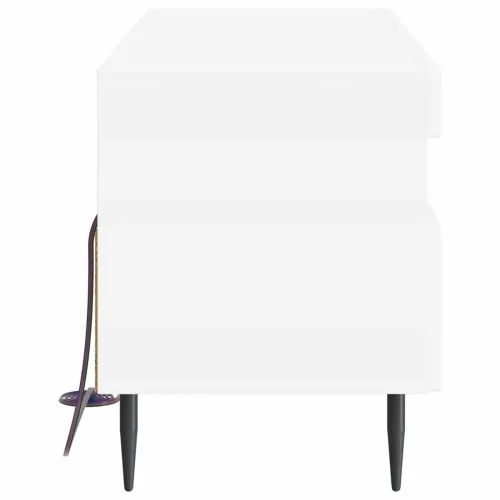 LED TV kabinet HAARLEM 81 x 35 x 43 cm Bijela visokog sjaja - Bijela visokog sjaja Cijena