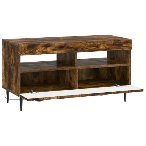 LED TV kabinet HAARLEM 81 x 35 x 43 cm Dimljeni hrast - Dimljeni hrast Cijena