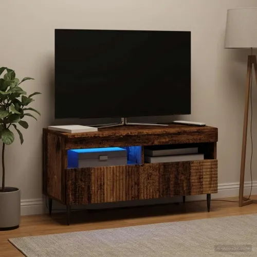 LED TV kabinet HAARLEM 81 x 35 x 43 cm Staro drvo - Staro drvo Cijena