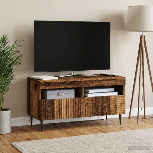 LED TV kabinet HAARLEM 81 x 35 x 43 cm Staro drvo - Staro drvo Cijena
