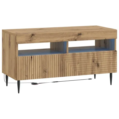 LED TV kabinet HAARLEM 81 x 35 x 43 cm Hrast artisan - Hrast artisan Cijena
