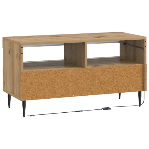 LED TV kabinet HAARLEM 81 x 35 x 43 cm Hrast artisan - Hrast artisan Cijena