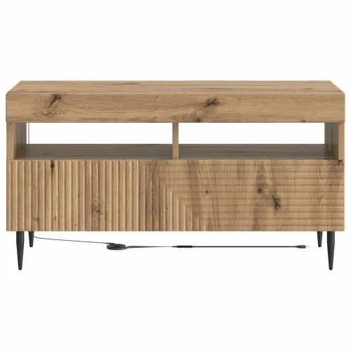 LED TV kabinet HAARLEM 81 x 35 x 43 cm Hrast artisan - Hrast artisan Cijena