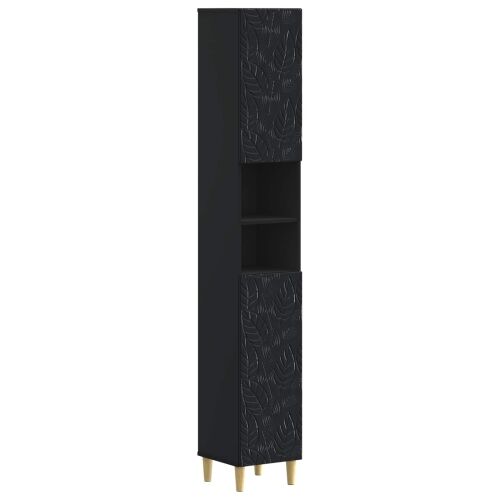 Kupaonski ormar s otvorenom policom DELFT Crna 30 x 31 x 190 cm - Crna Cijena