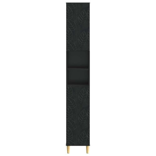 Kupaonski ormar s otvorenom policom DELFT Crna 30 x 31 x 190 cm - Crna Cijena