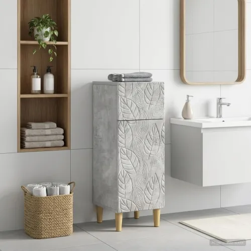 Ormarić za kupaonicu DELFT Betonska siva 30 x 31 x 80 cm - Betonska siva Cijena