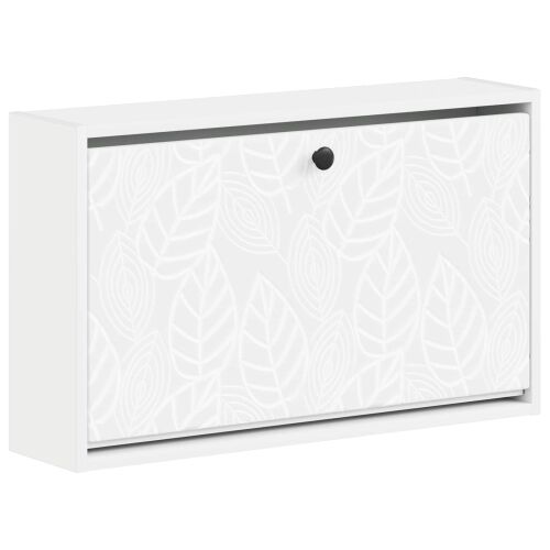 Ormar za cipele na zidu DELFT 71 x 17 x 43 cm Konstruirano drvo - Bijela Cijena