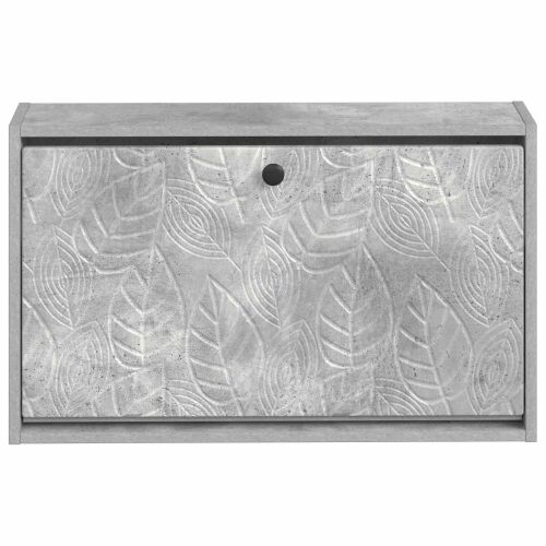 Ormar za cipele na zidu DELFT 71 x 17 x 43 cm Konstruirano drvo - Betonska siva Cijena