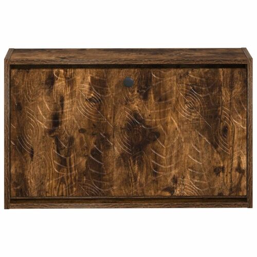Ormar za cipele na zidu DELFT 71 x 17 x 43 cm Konstruirano drvo - Dimljeni hrast Cijena