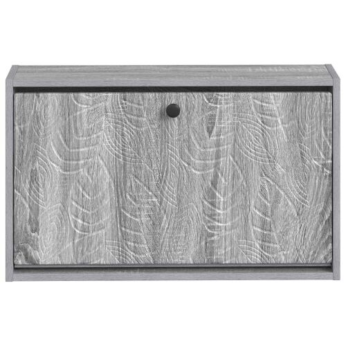 Ormar za cipele na zidu DELFT 71 x 17 x 43 cm Konstruirano drvo - Siva Sonoma Cijena