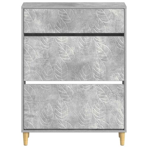 Ormar za cipele DELFT 78 x 24 x 103 cm Konstruirano drvo - Betonska siva Cijena