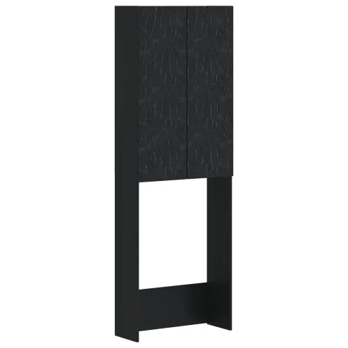 Kabinetska WC DELFT Crna 66 x 25,5 x 190 cm Konstruirano drvo - Crna Cijena