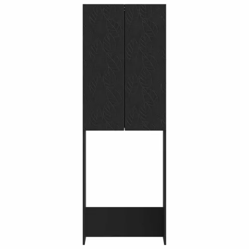 Kabinetska WC DELFT Crna 66 x 25,5 x 190 cm Konstruirano drvo - Crna Cijena