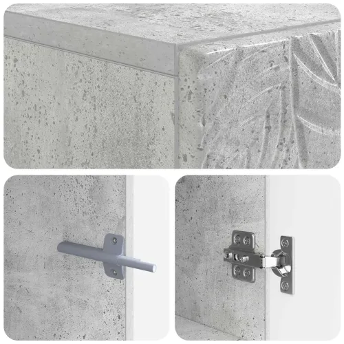 Kabinetska WC DELFT Betonska siva 66 x 25,5 x 190 cm - Betonska siva Cijena