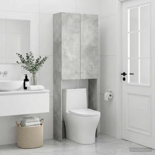 Kabinetska WC DELFT Betonska siva 66 x 25,5 x 190 cm - Betonska siva Cijena