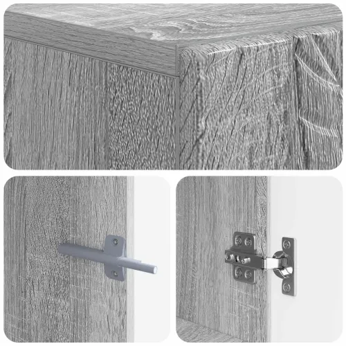 Kabinetska WC DELFT Siva Sonoma 66 x 25,5 x 190 cm - Siva Sonoma Cijena