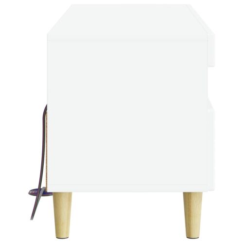 LED TV kabinet Bijela Konstruirano drvo - Bijela Cijena