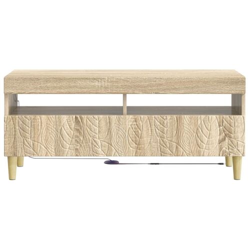 LED TV kabinet Hrast sonoma Konstruirano drvo - Hrast sonoma Cijena