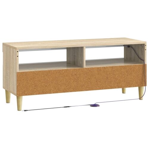 LED TV kabinet Hrast sonoma Konstruirano drvo - Hrast sonoma Cijena