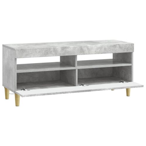 LED TV kabinet Betonska siva Konstruirano drvo - Betonska siva Cijena
