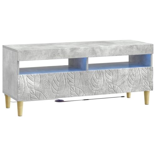 LED TV kabinet Betonska siva Konstruirano drvo - Betonska siva Cijena