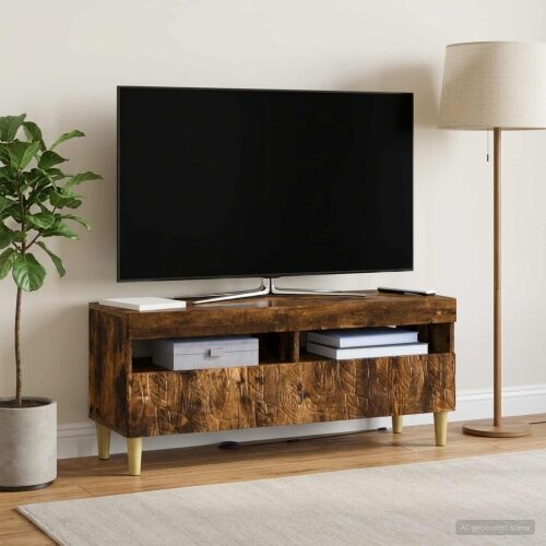 LED TV kabinet Dimljeni hrast Konstruirano drvo - Dimljeni hrast Cijena