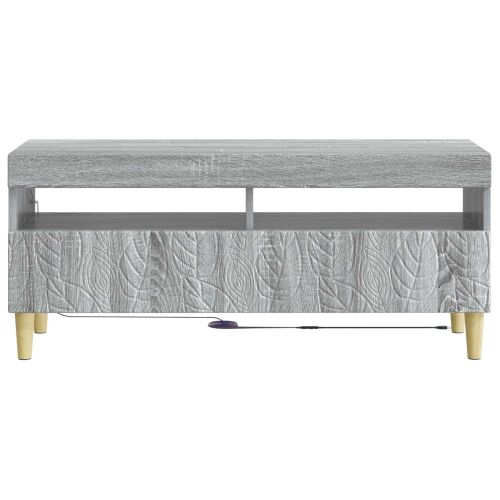 LED TV kabinet Siva Sonoma Konstruirano drvo - Siva Sonoma Cijena