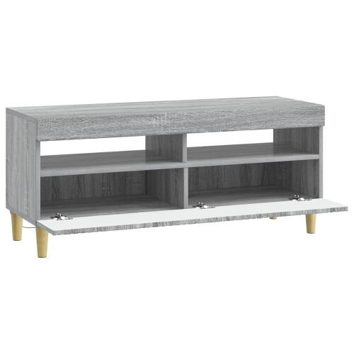 LED TV kabinet Siva Sonoma Konstruirano drvo - Siva Sonoma Cijena