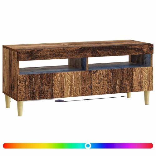 LED TV kabinet Staro drvo Konstruirano drvo - Staro drvo Cijena
