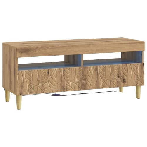 LED TV kabinet Hrast artisan Konstruirano drvo - Hrast artisan Cijena