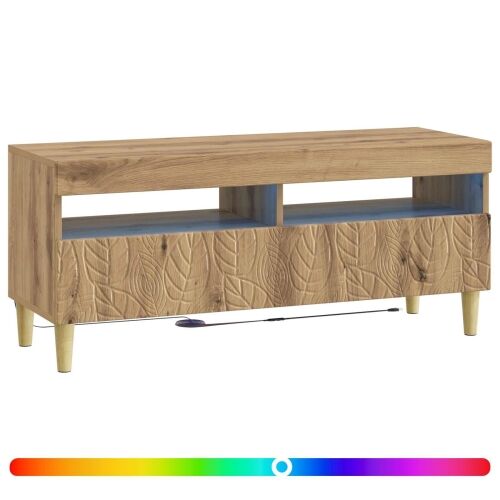 LED TV kabinet Hrast artisan Konstruirano drvo - Hrast artisan Cijena