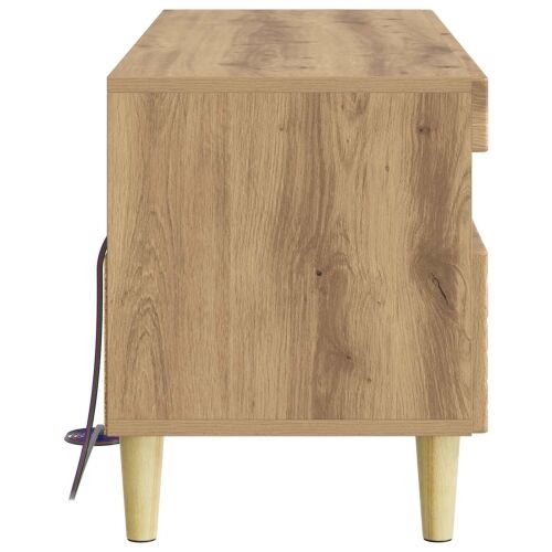 LED TV kabinet Hrast artisan Konstruirano drvo - Hrast artisan Cijena