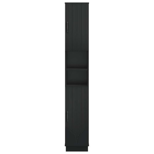Kupaonski ormar s otvorenom policom HOORN Crna 30 x 31 x 187 cm - Crna Cijena
