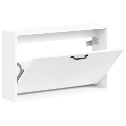Ormar za cipele na zidu HOORN 71 x 17 x 43 cm Konstruirano drvo - Bijela Cijena