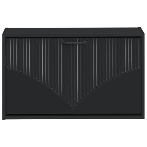 Ormar za cipele na zidu HOORN 71 x 17 x 43 cm Konstruirano drvo - Crna Cijena
