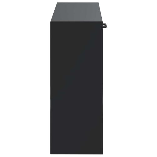 Ormar za cipele na zidu HOORN 71 x 17 x 43 cm Konstruirano drvo - Crna Cijena
