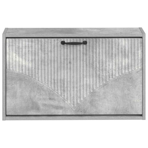 Ormar za cipele na zidu HOORN 71 x 17 x 43 cm Konstruirano drvo - Betonska siva Cijena