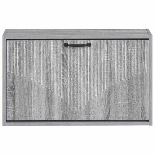 Ormar za cipele na zidu HOORN 71 x 17 x 43 cm Konstruirano drvo - Siva Sonoma Cijena