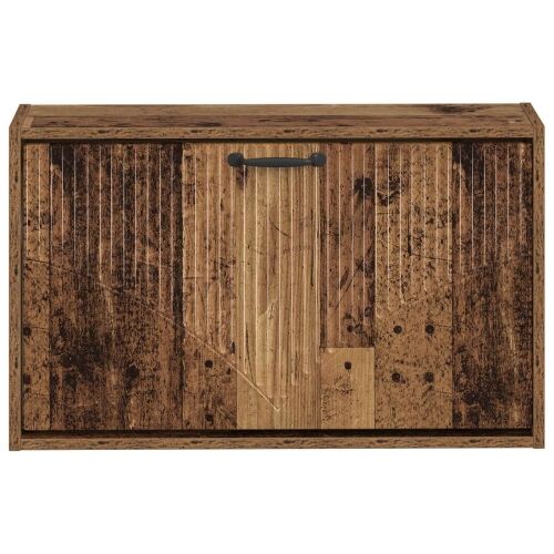 Ormar za cipele na zidu HOORN 71 x 17 x 43 cm Konstruirano drvo - Staro drvo Cijena