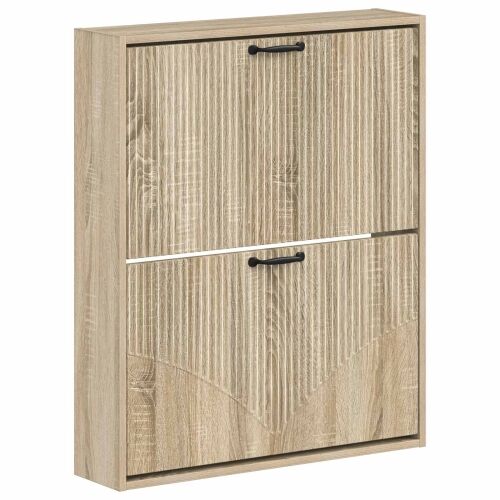 Ormar za cipele na zidu HOORN 71 x 17 x 86 cm Konstruirano drvo - Hrast sonoma Cijena