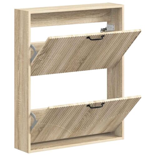 Ormar za cipele na zidu HOORN 71 x 17 x 86 cm Konstruirano drvo - Hrast sonoma Cijena