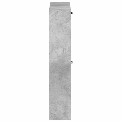 Ormar za cipele na zidu HOORN 71 x 17 x 86 cm Konstruirano drvo - Betonska siva Cijena