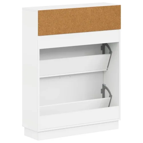 Ormar za cipele HOORN 78 x 24 x 100 cm Konstruirano drvo Bijela - Bijela Cijena